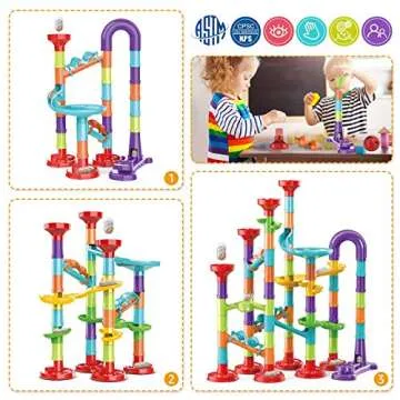 Marble Run Set for Kids Ages 4-8 - STEM Educational Toy