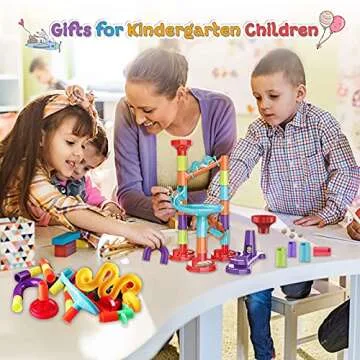 Marble Run Set for Kids Ages 4-8 - STEM Educational Toy