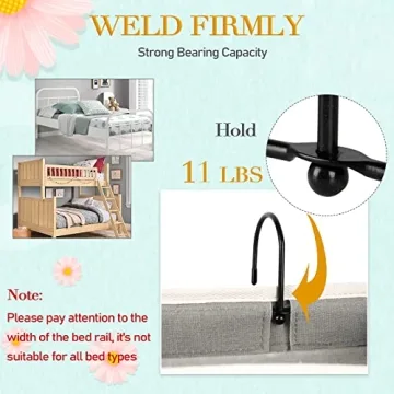 Ozzptuu Bedside Storage Caddy for Headboards and Dorms