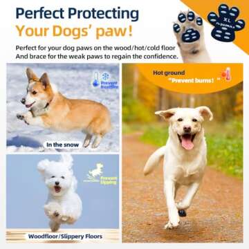 Aqumax Dog Anti Slip Paw Grips Traction Pads for Senior Dogs
