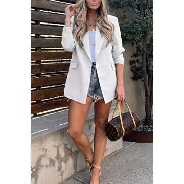 PRETTYGARDEN Women's Casual Blazer - Stylish & Comfy