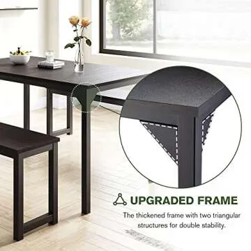 IMUsee 45" Dining Table Set - Compact Dining Solution