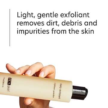 PCA SKIN Daily Face Exfoliant Cleanser, Moisturizing Face Wash, Gently Cleanses Dirt, Debris, and Other Impurities From Skin, Facial Cleanser Made with Renewable Exfoliants, 7.0 oz Bottle