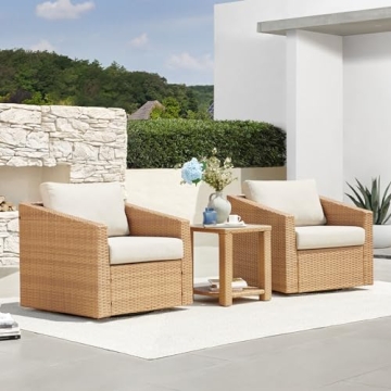 Buy CHITA Wicker Patio Bistro Set - Stylish Outdoor Comfort