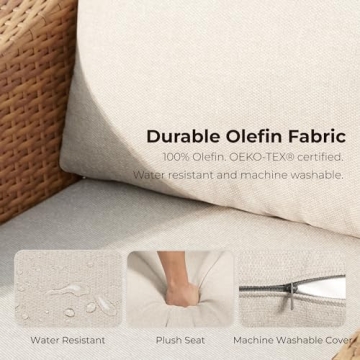 Buy CHITA Wicker Patio Bistro Set - Stylish Outdoor Comfort