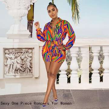 Fastkoala Women's Two Piece Outfits Casual Long Sleeve Shorts Pants Set Sweatsuits Jogging Tracksuit with Pockets Orange3 XXL