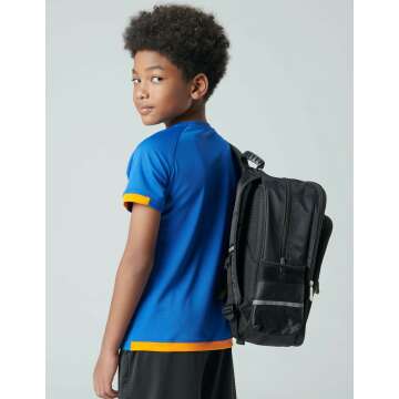 Boys Athletic Shirts Pack - Youth Short Sleeve Tees