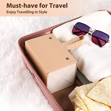 Muf Travel Sunglass Organizer - Stylish 4-Slot Case