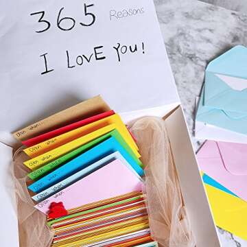 Supla 140 Sets Colorful Mini Envelopes with White Blank Business Cards Note Cards 14 Colors Small Gift Card Tiny Envelopes Pocket Envelopes Bulk 4.5" x 3" Love Notes