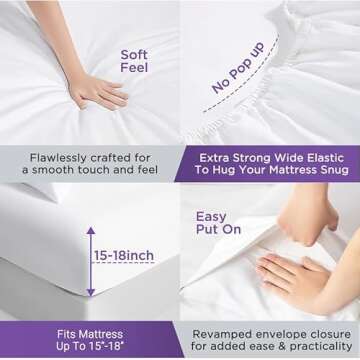 CharlottelyHues 1000 Thread Count Luxury Bed Sheets Set