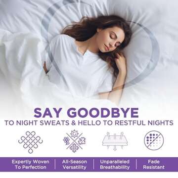 CharlottelyHues 1000 Thread Count Luxury Bed Sheets Set