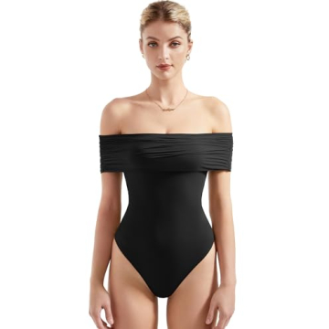 SUUKSESS Women Off the Shoulder Bodysuit: Chic and Comfortable Fashion Staple