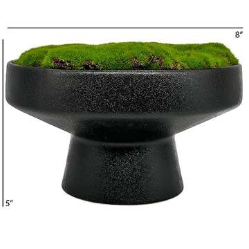 Macomine Moss Bowl - Stylish 8" Artificial Home Décor