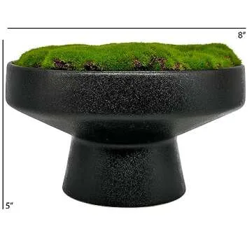 Macomine Moss Bowl - Stylish 8" Artificial Home Décor