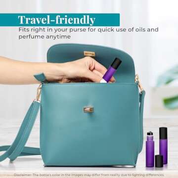 Your Oil Tools Essential Oil Roller Bottles, 10ml Set