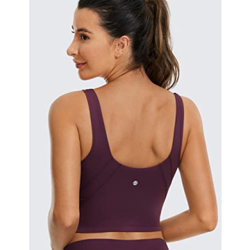 CRZ YOGA Butterluxe V Neck Sports Bra for Women
