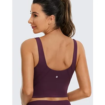 CRZ YOGA Butterluxe V Neck Sports Bra for Women