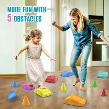 TIGERHU Balance Stepping Stones for Toddlers Outdoor Fun