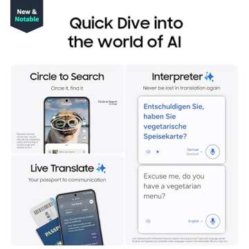 SAMSUNG Galaxy S24 FE AI Phone, 128GB Unlocked Android Smartphone, High-Res 50MP Camera, Long Battery Life, Brighter Display Screen, US Version, 2024, US 1 Yr Manufacturer Warranty, Gray