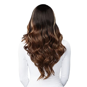 Sensationnel Human Hair Blend Glam Wave 24 Wig