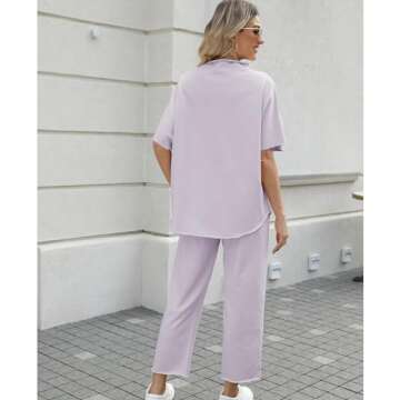 SeeLuNa Women's Two Piece Outfits - Casual & Comfy Lounge Set