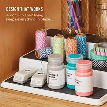 Copco 3-Tier Non-Skid Spice Organizer for Kitchen Use