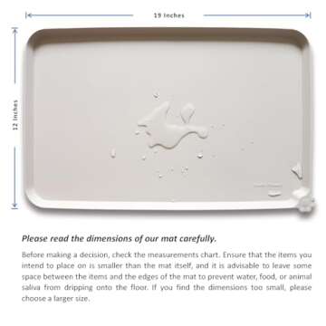 Hoki Found Silicone Pet Food Mats for Dogs & Cats