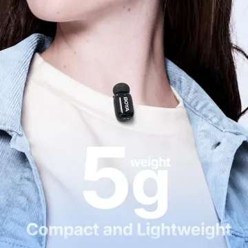 BOYA Wireless Lapel Mic for Android & PC - 30H Battery