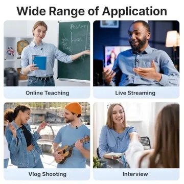 BOYA Wireless Lapel Mic for Android & PC - 30H Battery