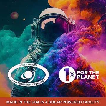 Astronaut Foods Freeze-Dried Ice Cream Sandwich, NASA Space Dessert, Variety Pack with Vanilla and Neapolitan, 6 Count