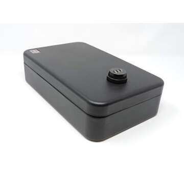 MEDICINE RX SAFE MDS-2C Medication Drawer Safe - Combination Lock, Black