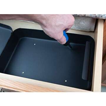 MEDICINE RX SAFE MDS-2C Medication Drawer Safe - Combination Lock, Black