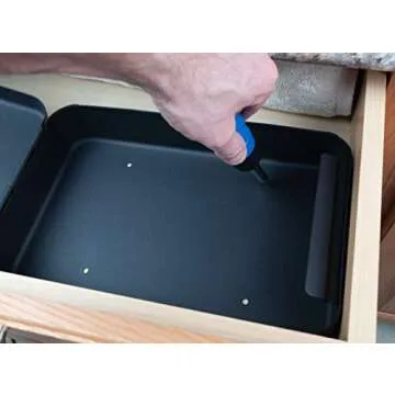 MEDICINE RX SAFE MDS-2C Medication Drawer Safe - Combination Lock, Black