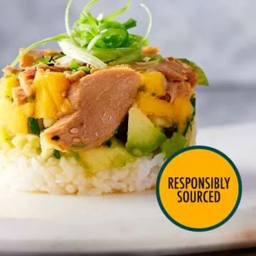 Tonnino Yellowfin Tuna Solid Pack in Spring Water, Gourmet Canned Tuna