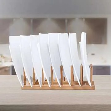 Bamboo Dish Rack - Eco-Friendly Kitchen Organizer