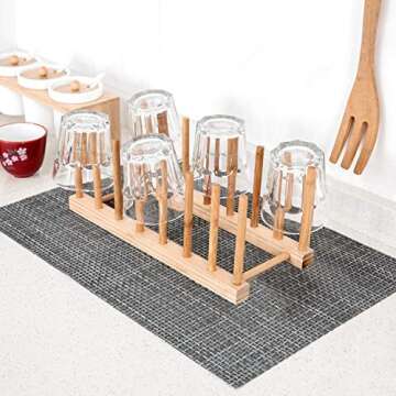 Bamboo Dish Rack - Eco-Friendly Kitchen Organizer
