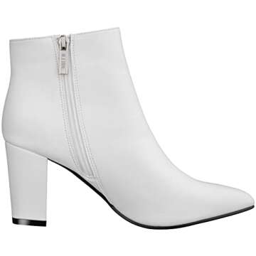 ILLUDE Women’s Fashion Ankle Boots - Comfortable Chunky Block Heel Pointed Toe Booties