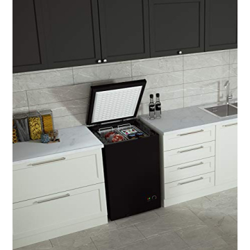 ADT Chest Freezer 3.5 Cu Ft - Perfect for Food Storage