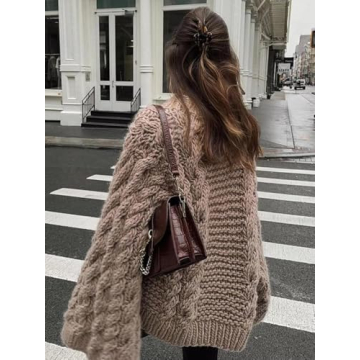 Stylish Women's Oversized Chunky Knit Sweater for All Occasions