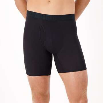 Hanes Men's Supersoft Underwear - Luxurious Bamboo Fabric for Maximum Comfort