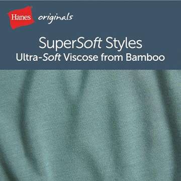 Hanes Supersoft Bamboo Underwear for Men - Cool Comfort