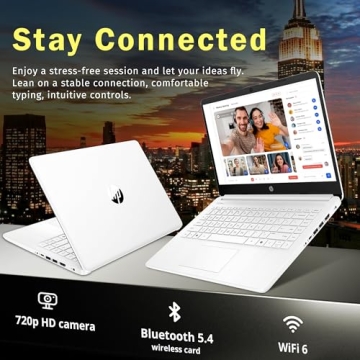 HP 14" HD Student Laptop for Incredible Performance