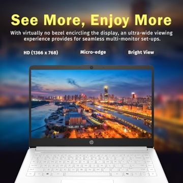 HP 14" HD Student Laptop for Incredible Performance