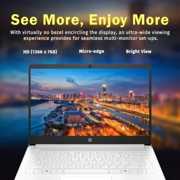 HP 14" HD Student Laptop for Incredible Performance