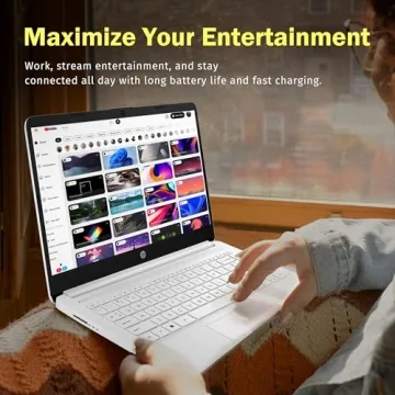 HP 14" HD Student Laptop for Incredible Performance