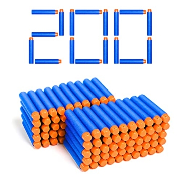 200 High-Performance Nerf Dart Bullets Compatible with All Blasters