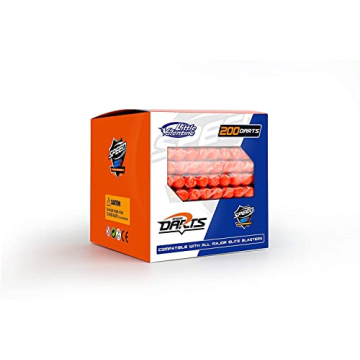 200 High-Performance Nerf Dart Bullets Compatible with All Blasters