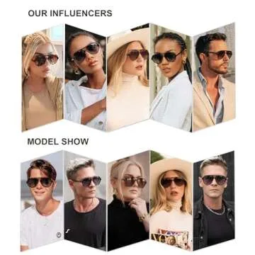 SOJOS Classic Polarized Aviator Sunglasses for Everyone