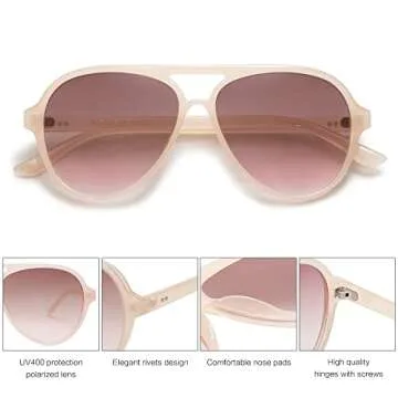 SOJOS Classic Polarized Aviator Sunglasses for Everyone