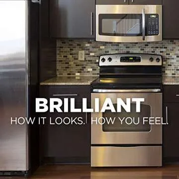 Weiman Stainless Steel Cleaner & Cooktop Heavy Duty Polish - Powerful Appliance Kitchen Cleaning Kit